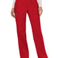 Women's 4-Pocket Mid Rise Straight Leg Pull-on Pant - WW110 - Red