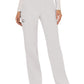 Women's 4-Pocket Mid Rise Straight Leg Pull-on Pant - WW110 - White