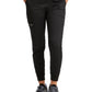 Women's 5-Pocket Mid Rise Jogger Pant - WW115 - Black