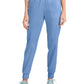 Women's 5-Pocket Mid Rise Jogger Pant - WW115 - Ciel Blue