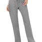 Women's 5-Pocket Mid Rise Drawstring Pant - WW120 - Grey