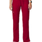 Women's 5-Pocket Mid Rise Drawstring Pant - WW120 - Red