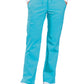Women's 5-Pocket Mid Rise Drawstring Pant - WW120 - Turquoise