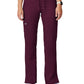 Women's 5-Pocket Mid Rise Drawstring Pant - WW120 - Wine