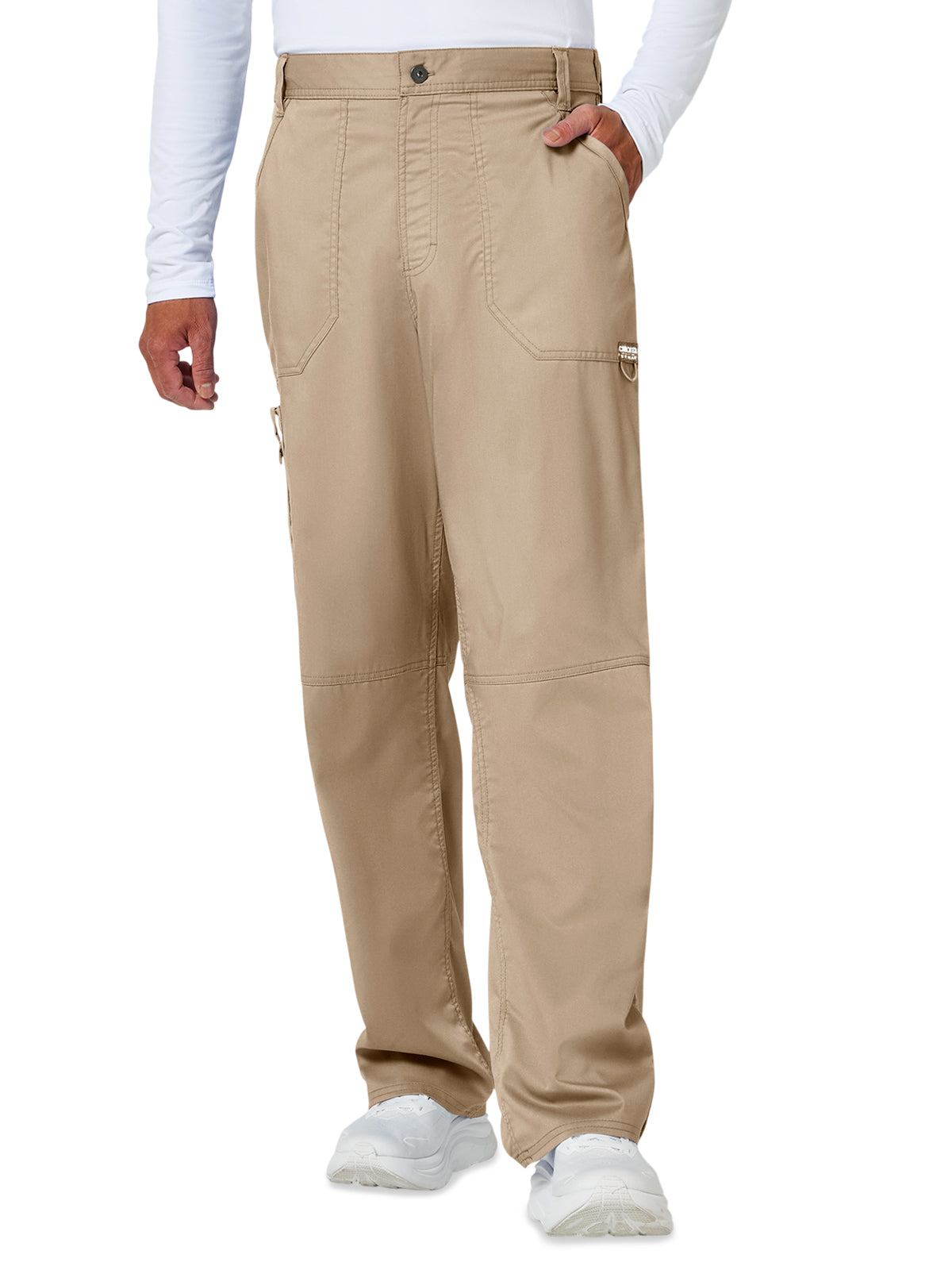 Men's 7-Pocket Fly Drawstring Front Pant - WW140 - Khaki