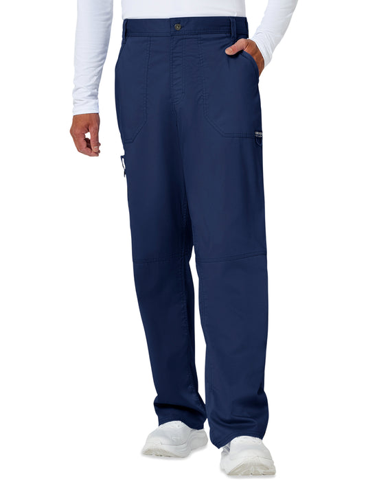 Men's 7-Pocket Fly Drawstring Front Pant - WW140 - Navy