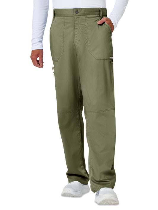Men's 7-Pocket Fly Drawstring Front Pant - WW140 - Olive