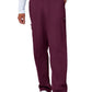 Men's 7-Pocket Fly Drawstring Front Pant - WW140 - Wine