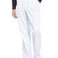 Men's Tapered Leg Fly Front Cargo Pant - WW190 - White