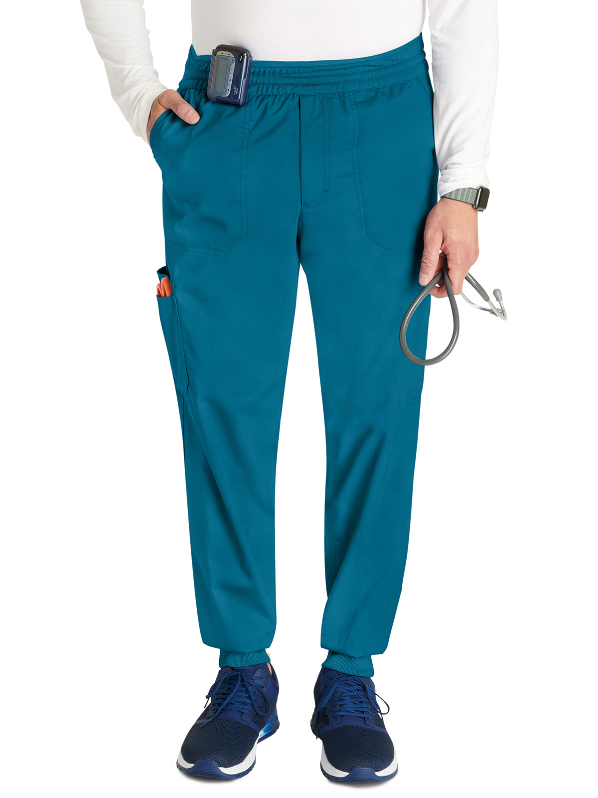 Men's 6-Pocket Jogger Pant - WW251 - Caribbean Blue