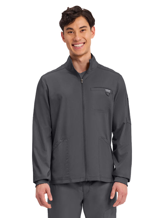 Men's 5-Pocket Zip Front Jacket - WW320 - Pewter