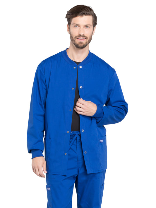 Men's 2-Pocket Snap Front Jacket - WW360 - Galaxy Blue