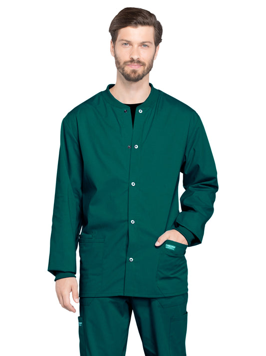 Men's 2-Pocket Snap Front Jacket - WW360 - Hunter Green