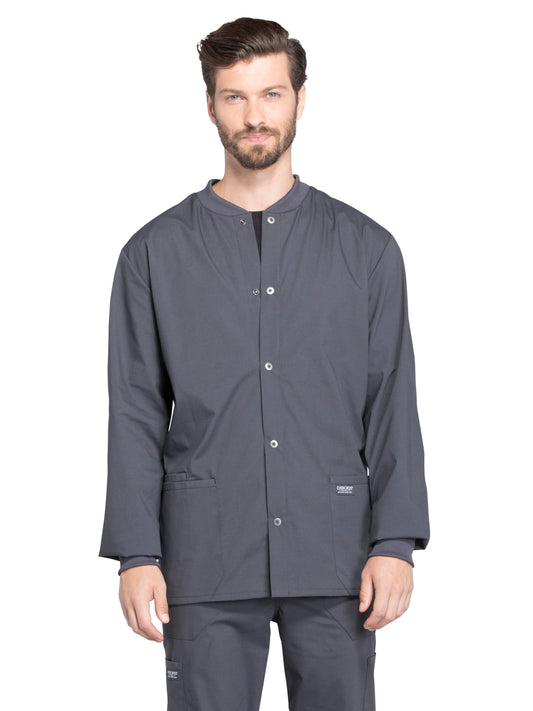 Men's 2-Pocket Snap Front Jacket - WW360 - Pewter