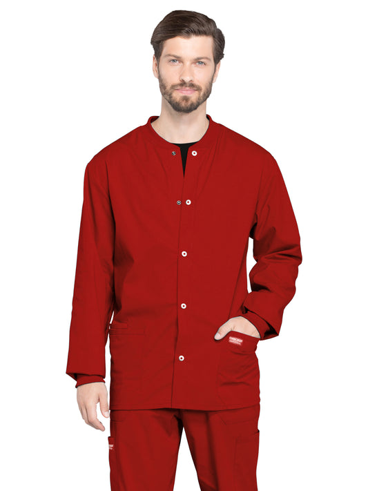 Men's 2-Pocket Snap Front Jacket - WW360 - Red