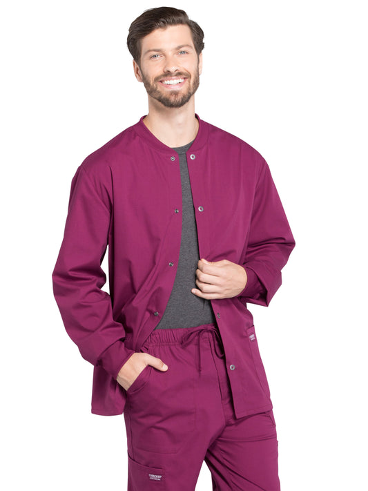 Men's 2-Pocket Snap Front Jacket - WW360 - Wine