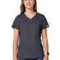 Women's 2-Pocket V-Neck Top - WW601 - Pewter