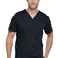 Men's 2-Pocket V-Neck Top - WW603 - Black