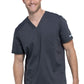 Men's 2-Pocket V-Neck Top - WW603 - Pewter