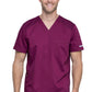 Men's 2-Pocket V-Neck Top - WW603 - Wine