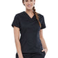 Women's 2-Pocket V-Neck Top - WW612 - Black