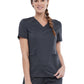Women's 2-Pocket V-Neck Top - WW612 - Pewter