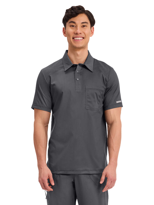 Men's 1-Pocket Polo Shirt - WW615 - Pewter