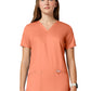 Women's 3-Pocket V-Neck Top - WW620 - Papaya Juice