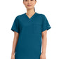 Unisex 1-Pocket Tuckable V-Neck Top - WW625 - Caribbean Blue