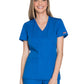 Women's 2-Pocket Mock Wrap Top - WW650 - Royal