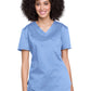 Women's 1-Pocket Tuckable V-Neck O.R. Top - WW657 - Ciel Blue