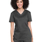 Women's 1-Pocket Tuckable V-Neck O.R. Top - WW657 - Pewter