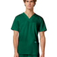 Men's 3-Pocket V-Neck Top - WW670 - Hunter Green