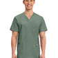 Men's 3-Pocket V-Neck Top - WW670 - Olive