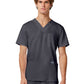 Men's 3-Pocket V-Neck Top - WW670 - Pewter