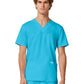 Men's 3-Pocket V-Neck Top - WW670 - Turquoise