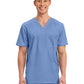 Men's 1-Pocket Tuckable V-Neck Top - WW690 - Ciel Blue
