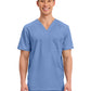 Men's 1-Pocket Tuckable V-Neck Top - WW690 - Ciel Blue