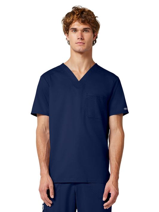 Men's 1-Pocket Tuckable V-Neck Top - WW690 - Navy