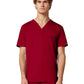 Men's 1-Pocket Tuckable V-Neck Top - WW690 - Red