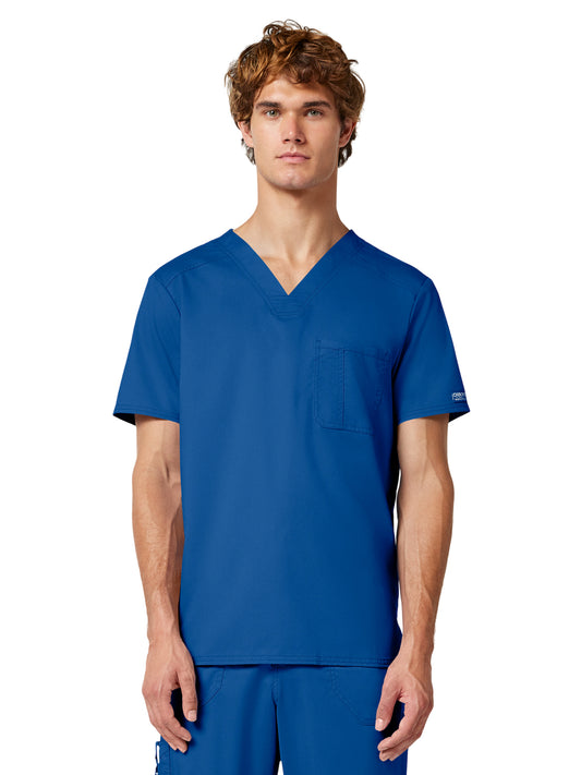 Men's 1-Pocket Tuckable V-Neck Top - WW690 - Royal