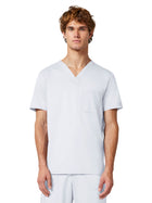 Men's 1-Pocket Tuckable V-Neck Top - WW690 - White