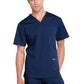 Men's 4-Pocket V-Neck Top - WW695 - Navy