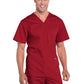 Men's 4-Pocket V-Neck Top - WW695 - Red