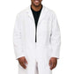 Unisex Oversized-Pocket 41" Full-Length Lab Coat - 3495 - White