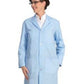 Unisex Three-Pocket 41" Full-Length Button Closure Lab Coat - 430 - Azure Blue