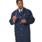 Unisex Three-Pocket 41" Full-Length Lab Coat - 431 - Navy