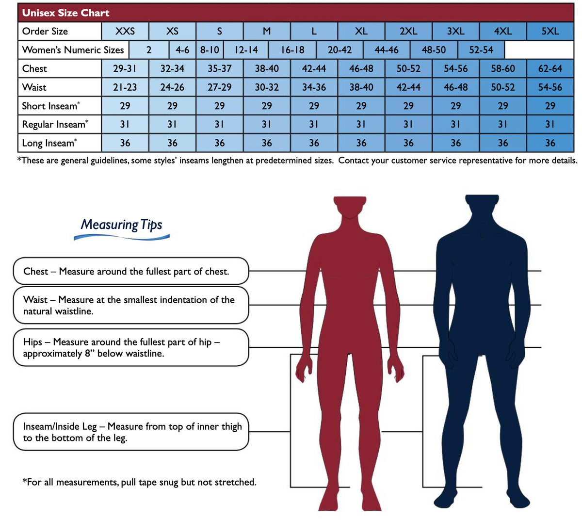 SIZECHART