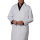 Unisex Three-Pocket 41" Full-Length Knot Button Lab Coat - 437 - White