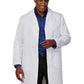 Men's Three-Pocket 41" Knee-Length Lab Coat - 485 - White
